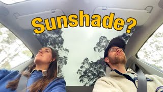 Does your Tesla need a Sunshade [upl. by Salkcin]