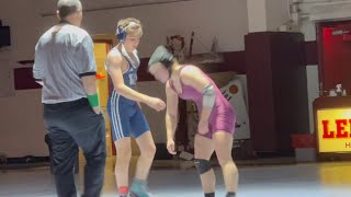 Girl vs Boy Varsity Wrestling Matches January 2024 [upl. by Arramas]