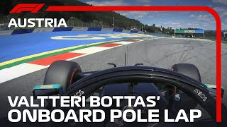 Valtteri Bottas Pole Lap  2020 Austrian Grand Prix  Pirelli [upl. by Eskill]