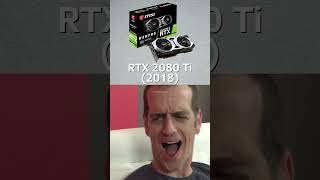 Nvidia GPUs over the years nvidia geforce nvidiageforce nvidiagtx nvidiartx memes gpu [upl. by Eaver]