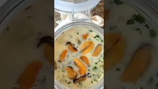 Mussels in Fresh Garlic Cream  Recipe [upl. by Akineg706]