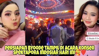 Putri Isnari Aulia meli rara lagi persiapan untuk tampil di konser spektapora 1ndosiar🥰❤️ [upl. by Cyrilla]