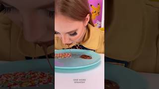 Funny lady funny makeup mukbang food halloween funny shortsfeed stitch shorts trending [upl. by Yllas694]