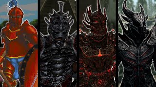 I Collected Daedric Armor in Every Elder Scrolls Game [upl. by Harmonia]