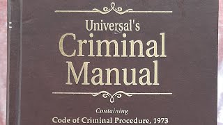 Universal Criminal Manual Best book of 2021 Book recommendations  English Full Storylaw [upl. by Novyert]