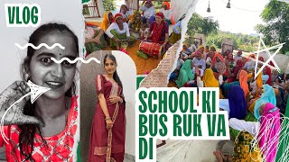 Maji suman ne school ki bus rukva di 🚌 [upl. by Ashford]