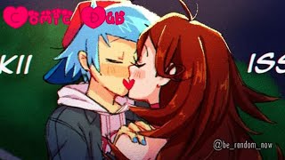 Boyfriend wants a kiss from Girlfriend Friday Night Funkin Comic Dub [upl. by Renzo664]