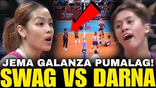 Jema Galanza PUMALAG kay Mars Alba SWAG vs DARNA  PVL ALL FILIPINO CONFERENCE 2024 [upl. by Burty594]