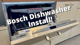 How to Install a Fully Integrated BoschSiemens Dishwasher  Step by Step Tutorial [upl. by Slerahc650]