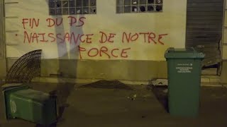 AG à Tolbiac et manif sauvage contre la Loi Travail  21 mars 2016 [upl. by Enerol]