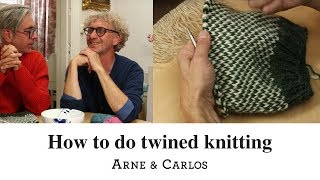 How to do twined knitting by ARNE amp CARLOS [upl. by Parris]