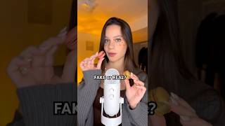 ASMR real or fake asmr asmrsounds eating eatingsounds macaron asmreating asmreatingsounds [upl. by Christye]