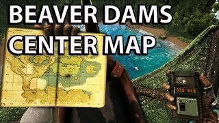 Beaver Dam Locations Center Map Ark Survival Evolved [upl. by Assilem]