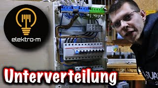 Unterverteilung verdrahten  Hausanschluss ElektroM [upl. by Ynoble782]