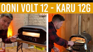 OONI VOLT 12 amp OONI KARU 12G  First look and Pizza Cook Review [upl. by Enelyk527]