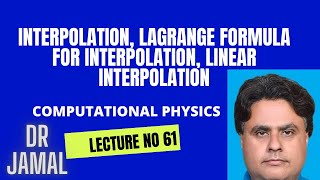 27 October 2024 LECTURE NO 61 COMPUTATIONAL PHYSICS [upl. by Hudnut679]