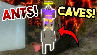 NEW CAVE AND ANTS  ROBLOX Booga Booga [upl. by Moretta78]