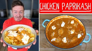 Chicken Paprikash Recipe  Taste The World [upl. by Enilrac]