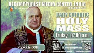 Catholic Holy Mass  Pope John XXIII 11th October 2024 Friday [upl. by Xonel]