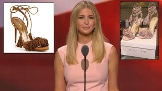 Ivanka Trump Hits Back at Claim That She Ripped Off Italian Shoe Design [upl. by Bergwall]