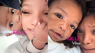 Halle Bailey and Halos Special Moments 😊❤️ [upl. by Traver]