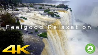 Gigantic Iguazu Falls on Argentinian side 10 hours 4K [upl. by Kaycee809]