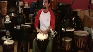 X8 Drums Kalimantan 12quot Djembe Drum [upl. by Yeknarf]