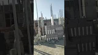 Hollow blocks work🤔😱🏗️👷hollowblocks blockwork wallconstruction ytshorts hits fieldwork [upl. by Ranjiv]