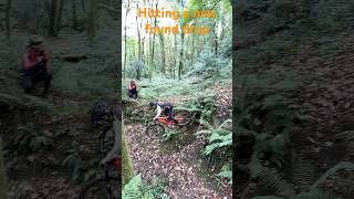 New mtb drop in the local woods mtb bike mtblife cornwall  mtbpro mtbcycle mountainbiking [upl. by Annaihr626]