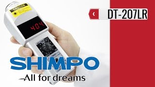 Shimpo DT207LR ContactNonContact LED Tachometer product video presentation [upl. by Niddala]