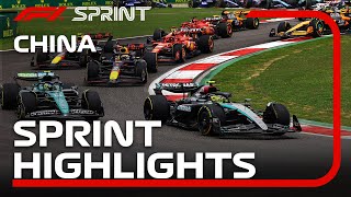 F1 Sprint Highlights  2024 Chinese Grand Prix [upl. by Ahsakat]