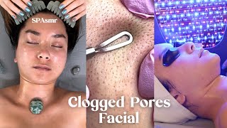 Enlarged Pores Facial Peel  Microneedle  Deep Sleep Meditation SPAASMR Sounds [upl. by Ayomat]