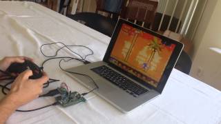 Stm32f4 USB Gamepad with Sega Genesis controller [upl. by Dnalrag]