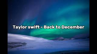 Taylor Swift  Back To December  Karaoke with Lyrics  Original Key [upl. by Jessen247]