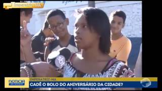 ImperatrizMA Povo reclama do bolo de aniversário da cidade [upl. by Lizabeth]