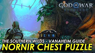 How to Solve Nornir Chest  The Southern Wilds  Vanaheim Guide شرح  God of War Ragnarok [upl. by Htrow]