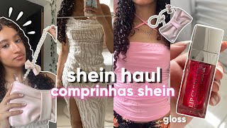 SHEIN HAUL abrindo comprinhas de ANIVERSARIO na shein🎀 [upl. by Natloz]