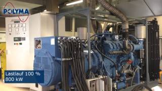 POLYMA Energiesysteme GmbH Stromerzeuger 1000 kVA Prüflauf und Notstromtest [upl. by Ojiram]