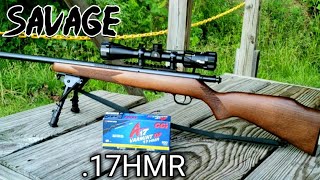 Savage 93R17 17HMR Review amp Shoot AccuTrigger [upl. by Claiborne329]