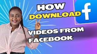 How to download videos from Facebook [upl. by Arrotal]