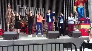 CIMORELLI quotWe Found Lovequot 121612 sound check at universal citywalk [upl. by Hirschfeld]