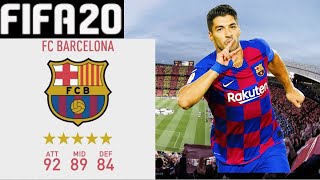 Rebuilding Barcelona in FIFA 20 Career Mode  INTO CHAMPIONS LEAGUE FINAL [upl. by Milena]