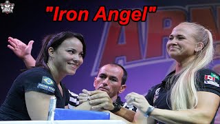 The Brazilian Armwrestling Champion quotIron Angelquot Gabi Vasconcelos [upl. by Ailee205]