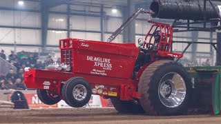 Tractor Pull 2023 Hot Farm Tractors NTPA Spring Nationals Friday Shipshewana IN [upl. by Dusa]