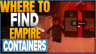 Where To Find Empire Container Chests In Star Wars LEGO Fortnite [upl. by Dacie]