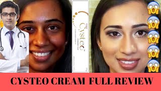 Cysteo Intensive Pigment Corrector Cream Review हायपरपिग्मेंटेशन का दर्द बायबाय🌟✨ CysteoMagic [upl. by Derag878]