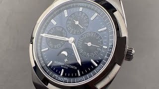 Vacheron Constantin Overseas Perpetual Calendar UltraThin 4300V120GB945 VC Watch Review [upl. by Garrek]