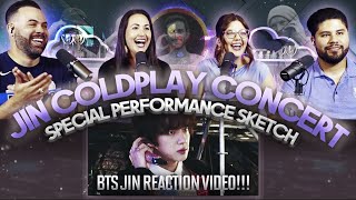 Jin of BTS quotColdplay Concert Special Performance Sketchquot Reaction Jin we miss you 🥲 Couples React [upl. by Bone]