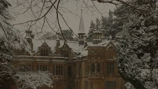 you’re studying in an ancient university as the snowflakes fall  dark academia playlist [upl. by Yenoh]