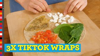 3x TikTok wraps  Gezond recept  Voedingscentrum [upl. by Halueb]